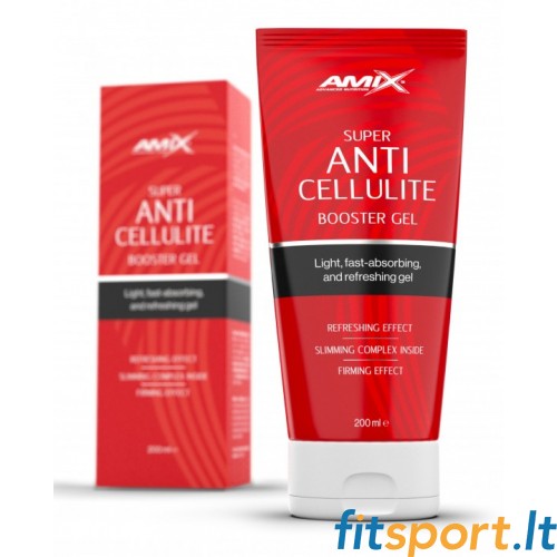 Amix Super Anti Cellulite Booster Gel (gelis poodiniams riebalams ir celiulitui naikinti) 200ml 